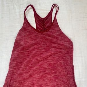 Lululemon Heathered Red Tank